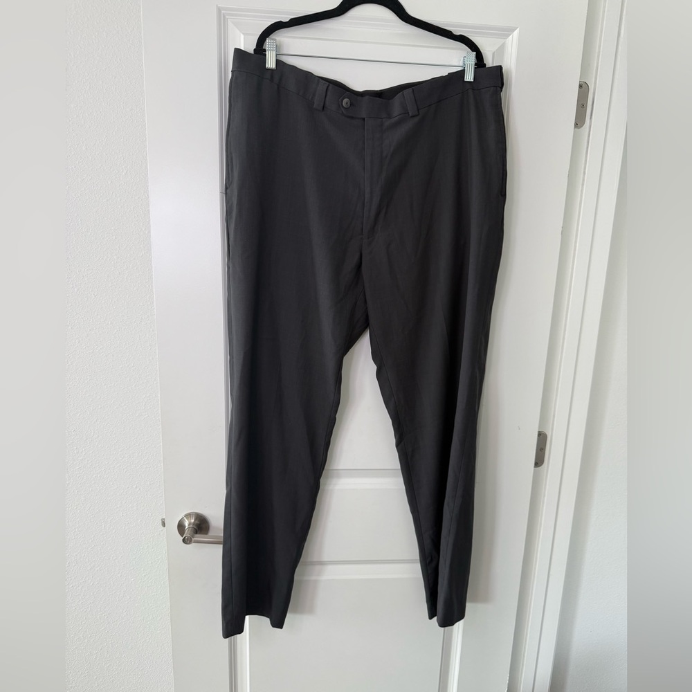 Haggar Classic Black Dress Pants for Men